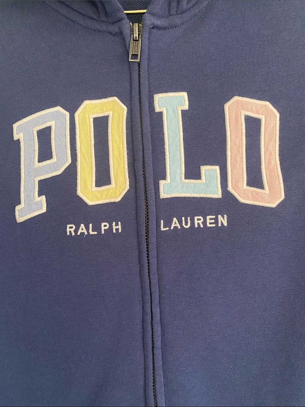 Polo Pastel Logo French Terry Zip Hoodie - Picture 5 of 12